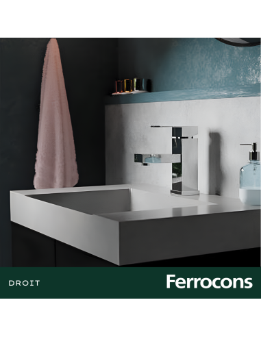 ROCA DROIT  M-115-201 MONOCOMANDO LAVATORIO CR