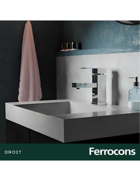 ROCA DROIT  M-115-201 MONOCOMANDO LAVATORIO CR