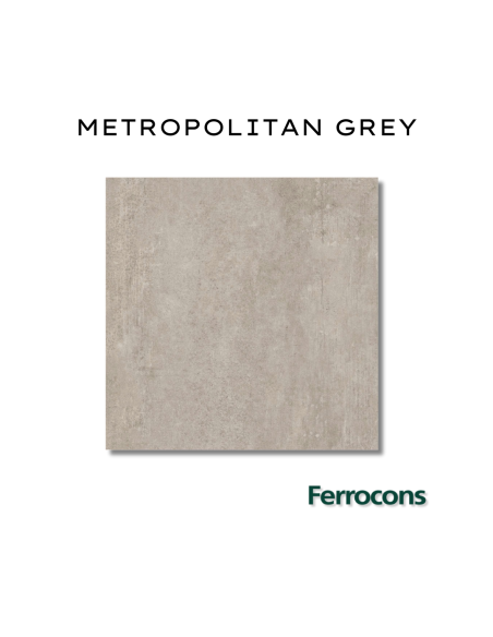 Porcellanato Metropolitan Grey 62X62 - Alberdi