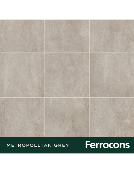 Porcellanato Metropolitan Grey 62X62 - Alberdi