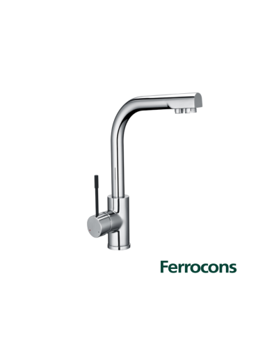 PIAZZA MONOCOMANDO COCINA MESADA PICO ALTO CON CIRCUITO PARA AGUA FILTRADA 10321