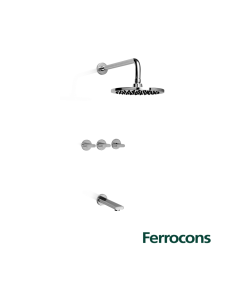 PIAZZA ICON DUCHA EMBUT CON TRANSF COD 21306
