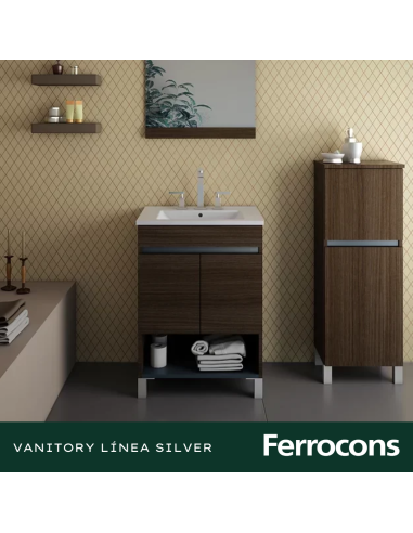 BUONA MUEBLE SILVER 80  WENGE C MES SILTON 3 AG