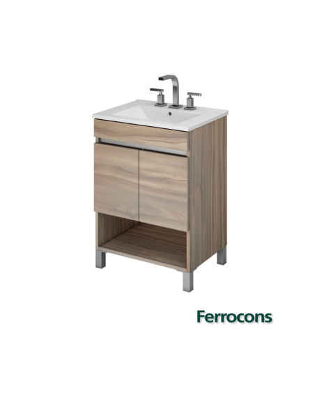 BUONA MUEBLE SILVER 60 NOGAL C MES SILTON 3 AG