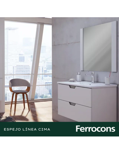 BUONA ESPEJO VC 80X70 PVC BCO SA