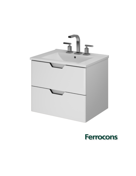 BUONA MUEBLE  60 CIMA PVC  BCO  CMES SIL 3AG