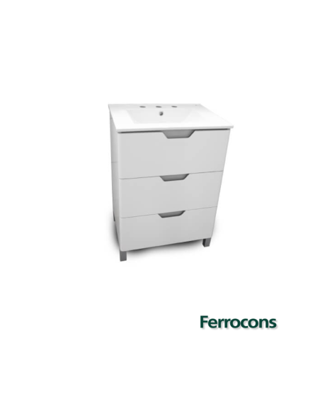 BUONA MUEBLE 60 CIMA PVC BCO CMES SIL 3AG