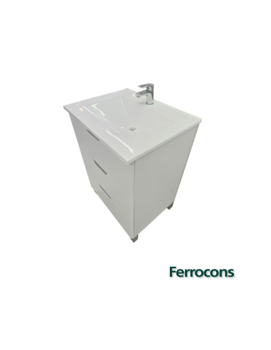 BUONA MUEBLE 60 CIMA PVC BCO CMES SIL 1AG