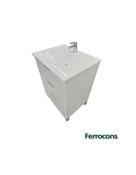 BUONA MUEBLE 60 CIMA PVC BCO CMES SIL 1AG