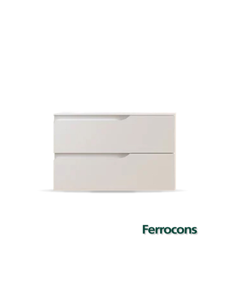 BUONA MUEBLE 100 GRECO 2 CAJ PVC BCO PBACHA AP