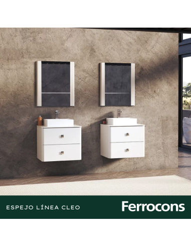 BUONA ESPEJO RECTO 60 CLEO BCO SAT