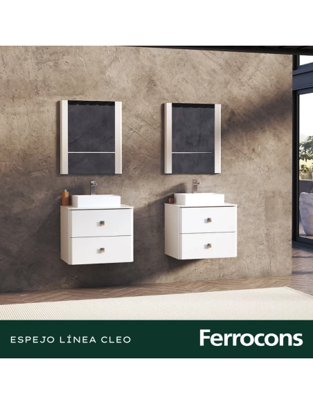 BUONA ESPEJO RECTO 60 CLEO BCO SAT