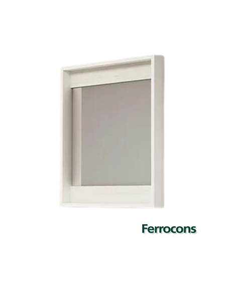 BUONA ESPEJO MARCO 80 BLANCO PVC ARTICO