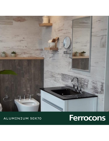 ESPEJO REFLEJAR  ALUMINIUM 50X70 ESP2601 50X70