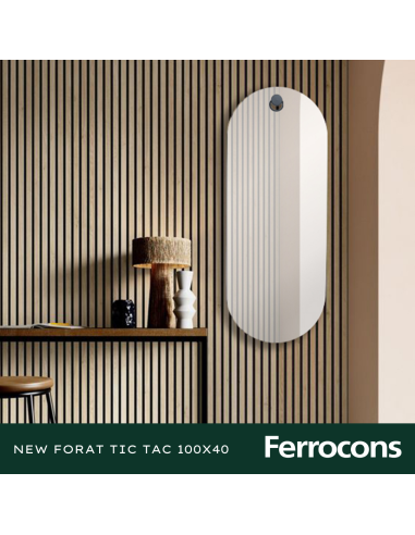 ESPEJO REFLEJAR N FOART TIC TAC 100X40 CPERCHA