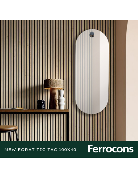 ESPEJO REFLEJAR N FOART TIC TAC 100X40 CPERCHA