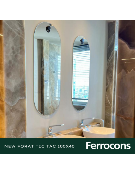 ESPEJO REFLEJAR N FOART TIC TAC 100X40 CPERCHA