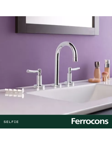 ROCA SELFIE LEVER LAVATORIO 90Â° CC CR