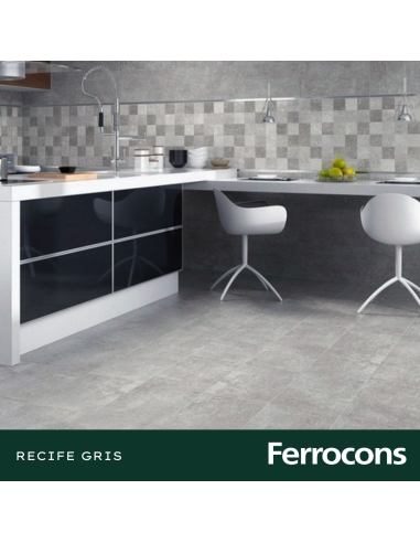 SEGUNDA CERRO NEGRO RECIFE GRIS 38X38