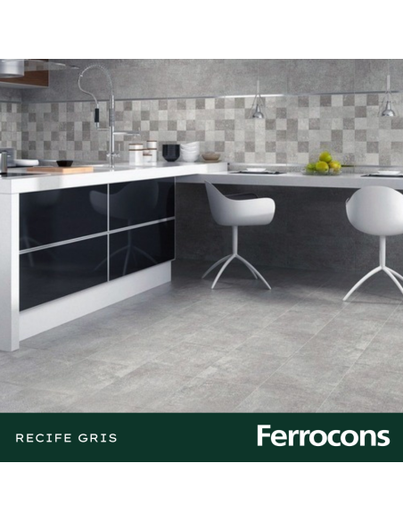 SEGUNDA CERRO NEGRO RECIFE GRIS 38X38