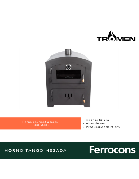 TROMEN PRF - HORNO TANGO A LEÑA MES68X78