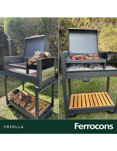 TROMEN PRF - PARRILLA A LEÑA CRIOLLA 102X51