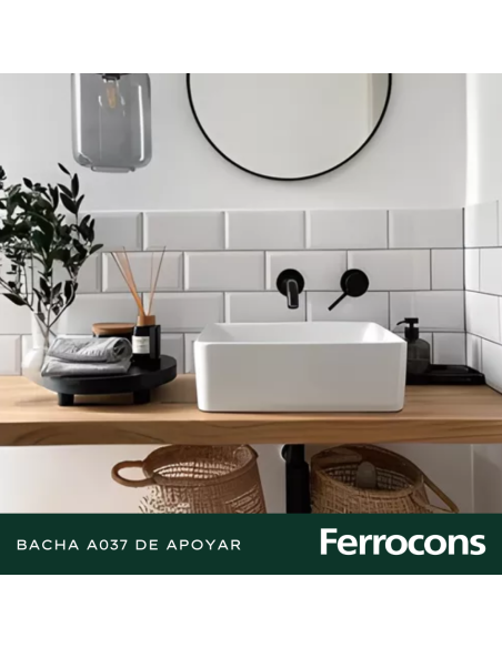 PIAZZA BACHA  A037 AP CUADRADO 38X38X13 BCA -