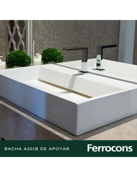 PIAZZA BACHA A201B AP RECTANCULAR 56X46X13 1 AG BCA -