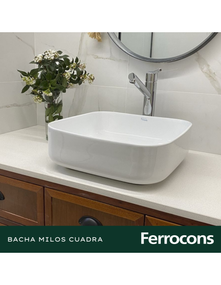 FERRUM BACHA MILOS LK394 B CUADRA 400X400