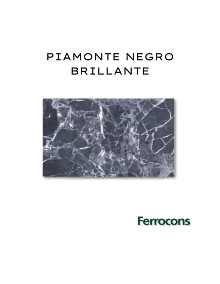 ALBERDI PIAMONTE NEGRO BRILLANTE 34X51