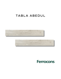 SEGUNDA CERRO NEGRO TABLA  ABEDUL REC 21X120 M2
