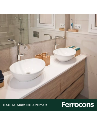 PIAZZA BACHA A082 AP. OVAL 41X33X14 BCA. -