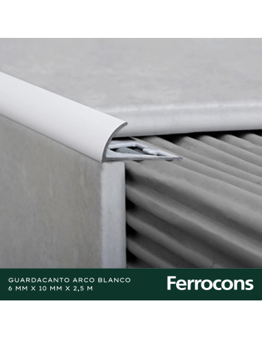ATRIM 1563 GUARDACANTO ARCO ALBLANCO 10X250