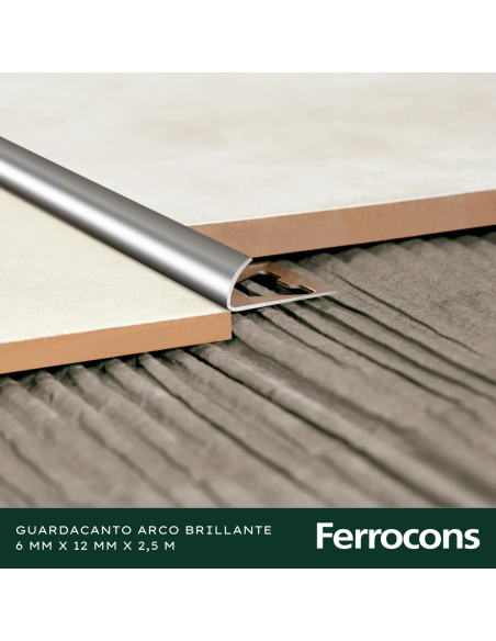 ATRIM 1582 GUARDACANTO ARCO ACINOX 12X250