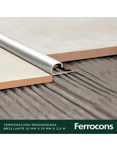 ATRIM 1610 TERMINACION REDONDEADA 10MMX250M ACINOX