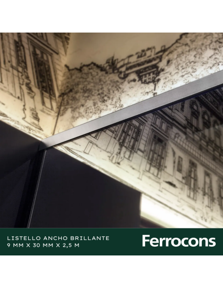 ATRIM 1626 LISTELLO ANCHO ACINOX 30MMX25M