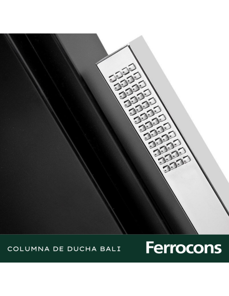 PANEL BALI ACINOX NEGRO 2 SISTJET  150X20X7 CDUCH