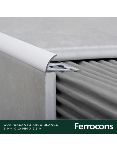 ATRIM 1563 GUARDACANTO ARCO ALBLANCO 10X250