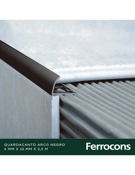 ATRIM 1568 GUARDACANTO ARCO ALNEGRO 10X250