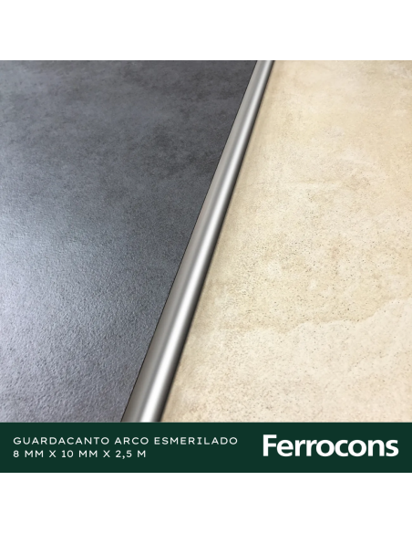 ATRIM 1580 ESM GUARDACANTO ARCO ACINOX 10X250