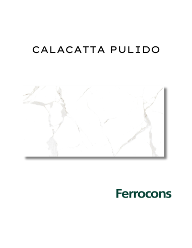 VITE MARMOL CALACATTA PULIDO 60X120 PORC REC