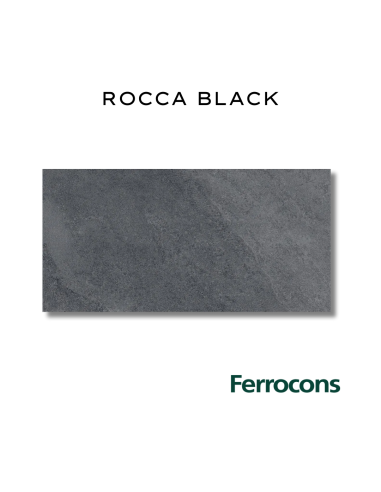 VITE ROCCA BLACK NAT  60X120 PORC REC