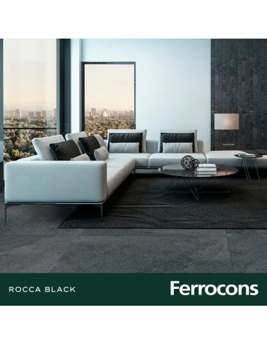 VITE ROCCA BLACK NAT  60X120 PORC REC