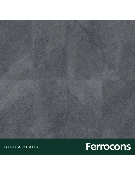 VITE ROCCA BLACK NAT  60X120 PORC REC