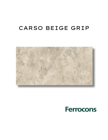 VITE CARSO BEIGE GRIP 80X160  PORC REC