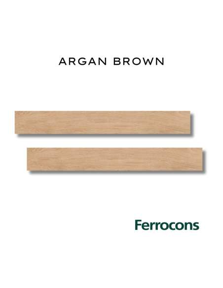 VITE TABLA ARGAN BROWN NAT 20X160 PORCELANATO