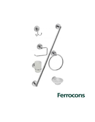 HYDROS ACCESORIOS VIIVA 6 PIEZAS  CR