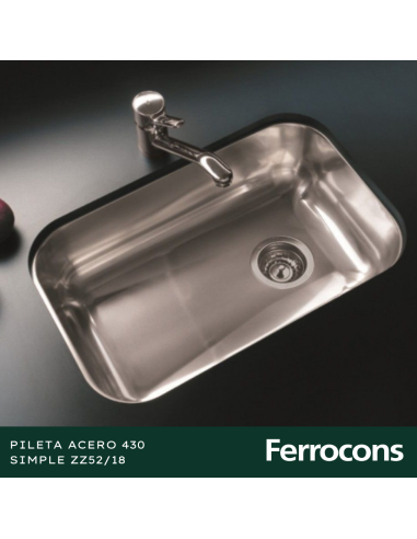 PILETA ACERO 430 ZZ5218 CSOP