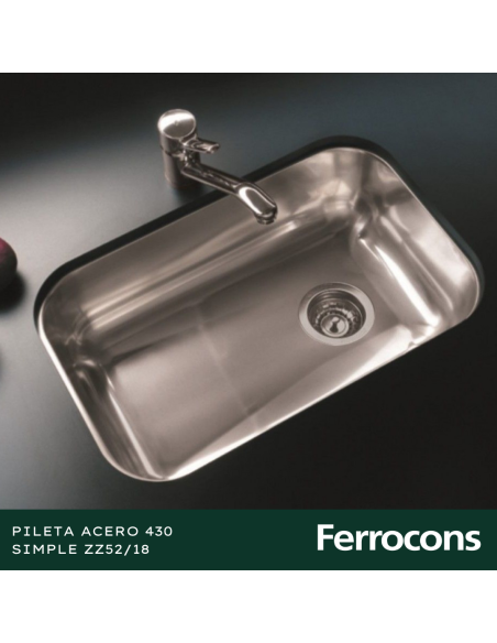 PILETA ACERO 430 ZZ5218 CSOP