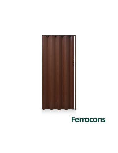 PUERTA PLEGADIZA PVC CEDRO ECO 084X200